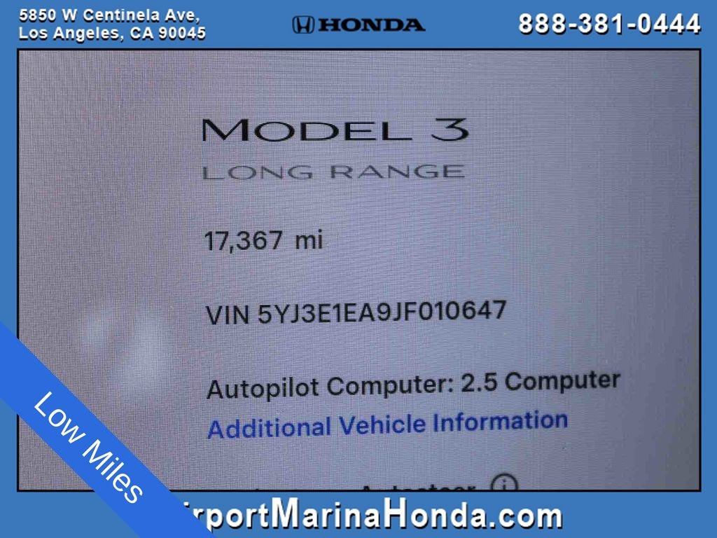 tesla model 3 2018 5YJ3E1EA9JF010647 image tesla model 3 2018 5YJ3E1EA9JF010647 image